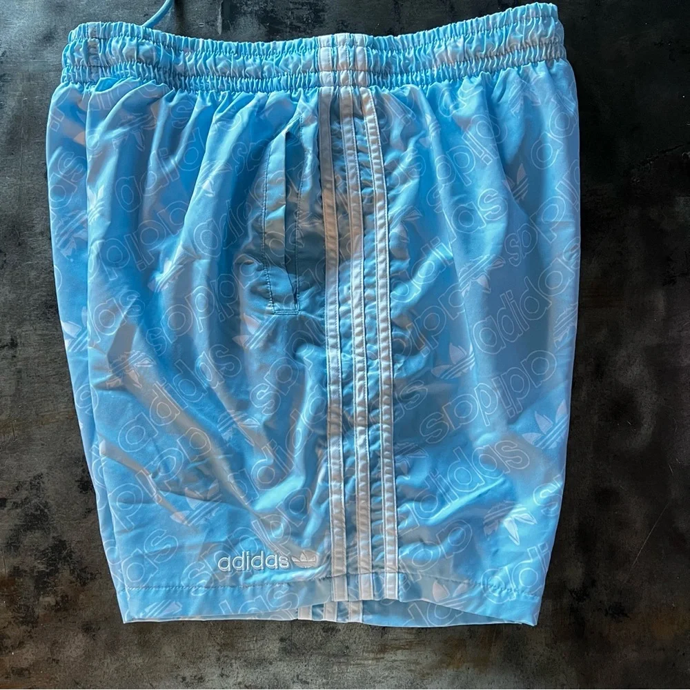 Adidas Originals Swim Shorts Blue Men's Size XL